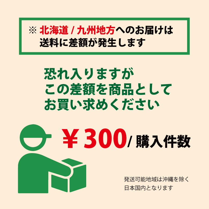 ※北海道/九州宛 送料差額